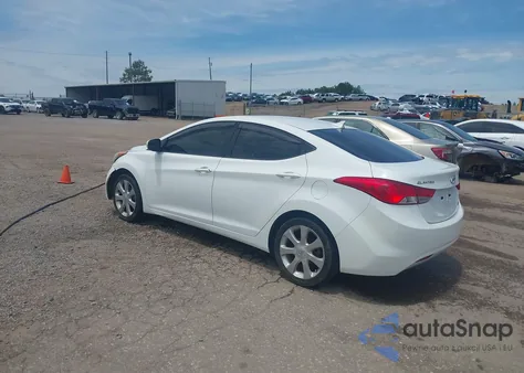 2012 Hyundai Elantra Limited from USA, damaged, VIN 5NPDH4AE2CH085037